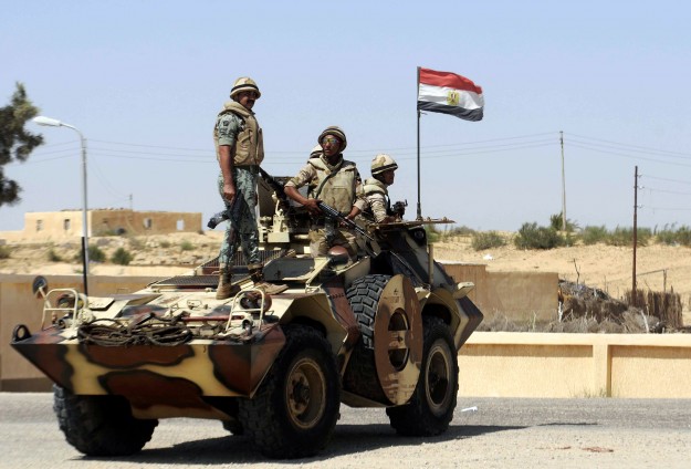 عملية أمنية ناجحة للجيش المصري في سيناء
