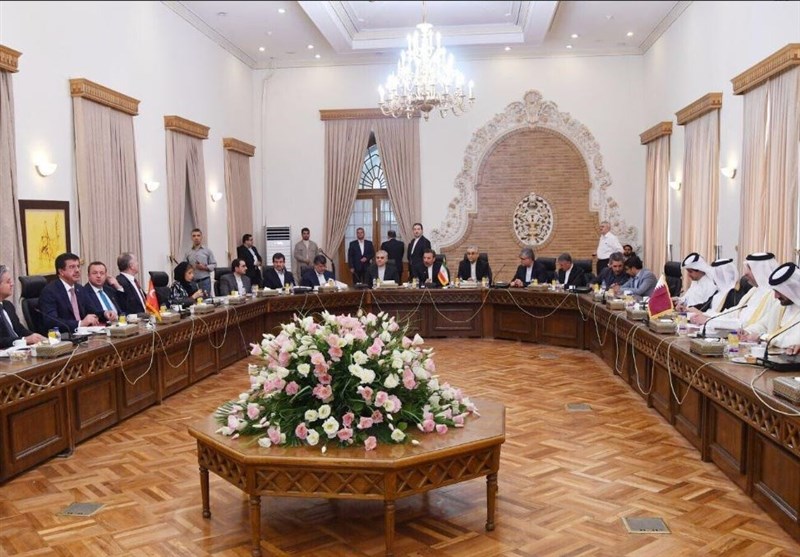 اجتماع ثلاثي ایرانی قطري تركي في طهران لبحث تعزيز العلاقات