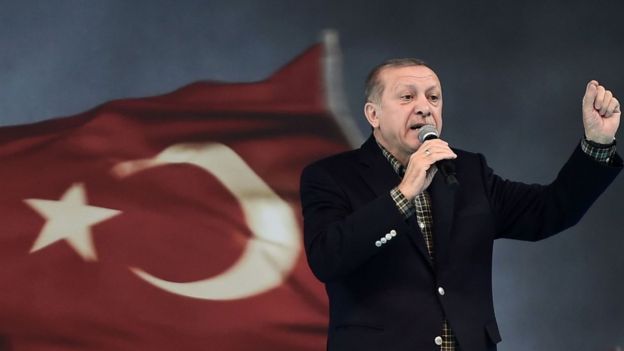 أردوغان: ألمانيا تساعد الارهابيين