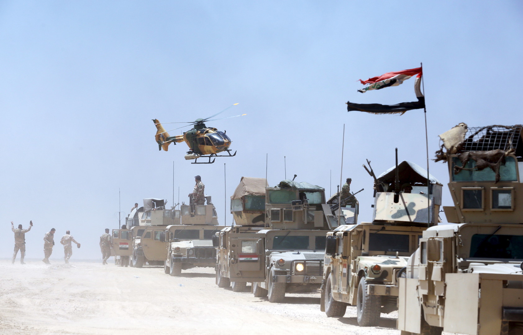 القوات العراقية تدحر داعش في عنة وأيسر الشرقاط