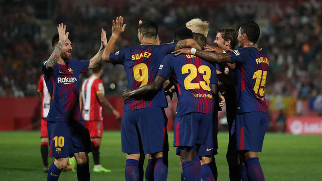 برشلونة يتخطى جيرونا بثلاثية نظيفة