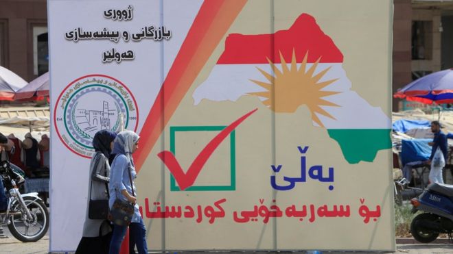 بدء الاستفتاء في اقليم كردستان العراق رغم المعارضة الداخلية والدولية