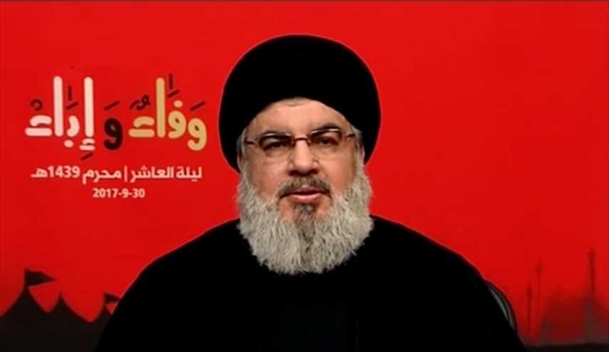 السيد نصر الله: تنظيم داعش الارهابي في نهايته، وهناك مشروع تقسيمي جديد للمنطقة