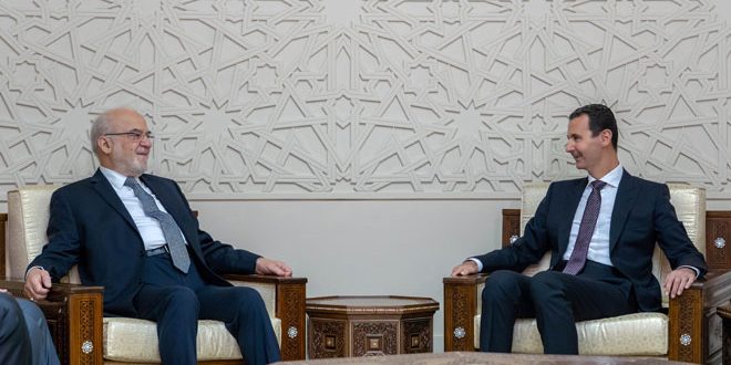 الأسد لوزير خارجية العراق: الساحة في البلدين امتزجت فيها دماء الأبطال الذين صنعوا الانتصارات