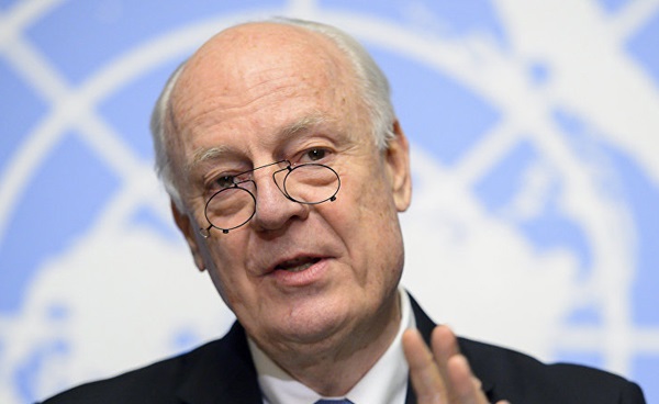 استقالة مبعوث الأمم المتحدة إلى سوريا ستيفان دي ميستورا