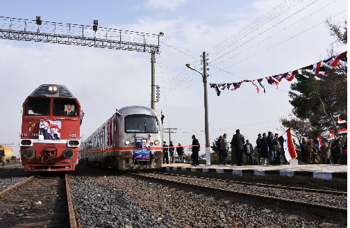 دمشق تأهل السكة الحديدية التي تربط سوريا بالأردن