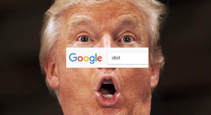 مدير "غوغل" يشرح سبب ظهور صور ترامب عند البحث عن كلمة "أحمق"