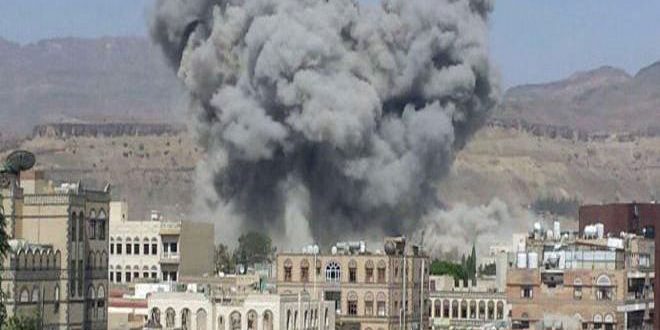 العدوان السعودي يواصل غاراته على الحديدة وعدد من المحافظات اليمنية الأخرى