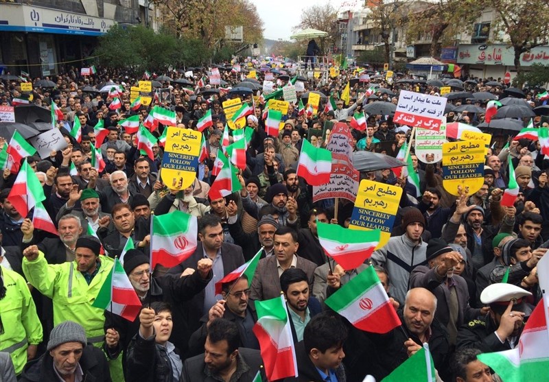 Iranians Hold Massive Pro-government Rallies to Condemn Riots