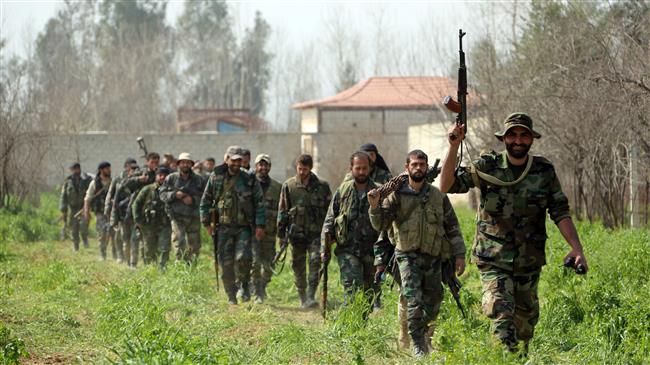 Syrian Army Finds Terrorists’ Chemical Weapons Workshop in E Ghouta