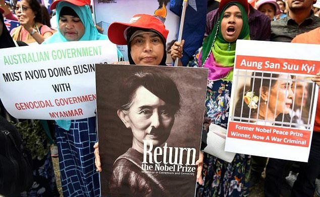 Australian Activists Protest Myanmarese Regime’s Visit
