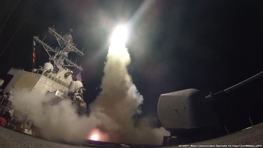 نگرانی روسیه از حملات موشکی آمریکا به سوریه