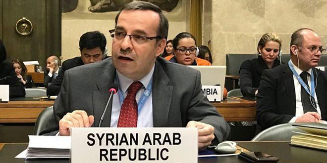 السفيرالسوري مخاطباً مجلس حقوق الإنسان: جلستكم هذه لحماية الإرهابيين