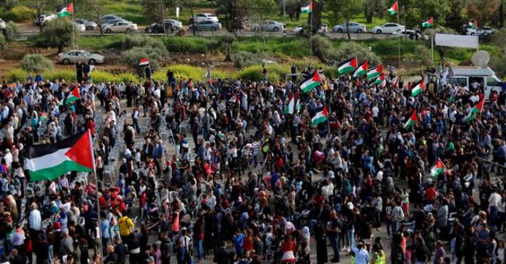 Palestinos conmemoran el Día de la Tierra