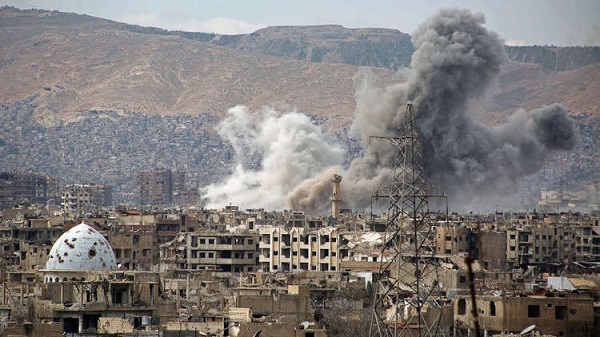 الجماعات المسلّحة في الغوطة الشرقية تواصل خرق الهدنة وقصف المعبر الإنساني