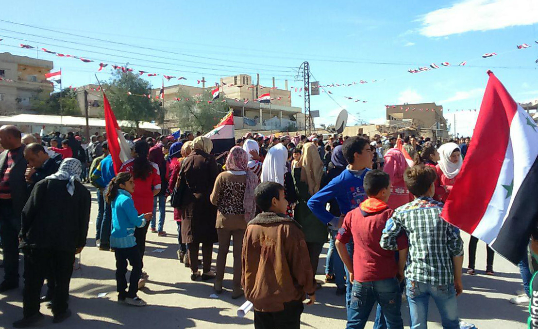 بالصور..مظاهرات في الغوطة الشرقية رفضاً لوجود  التنظيمات الإرهابية