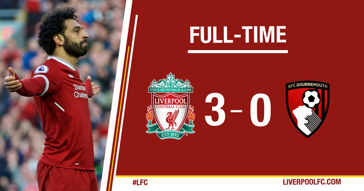 صلاح يقود ليفربول لفوز على بورنموث