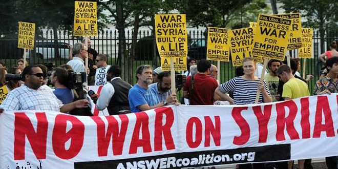 إدانات عربية ودولية واحتجاجات في لوس أنجلوس وواشنطن على ضرب سوريا