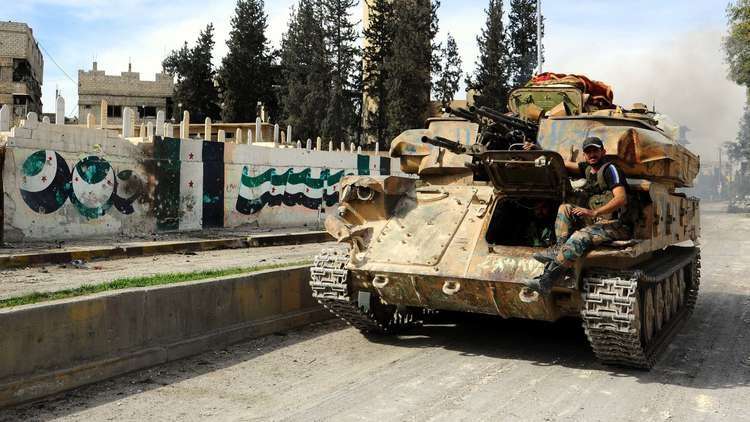 الجيش السوري يتقدم في محيط دوما بعد عرقلة مسلحي جيش الإسلام تنفيذ الاتفاق