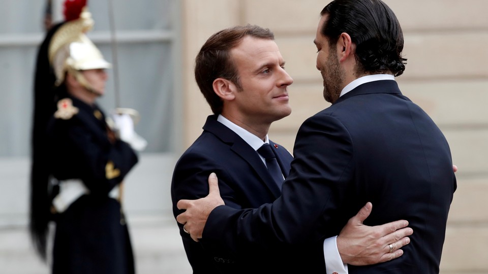 French President Confirms Lebanese PM Held in Saudi Arabia