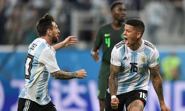 الأرجنتين تحقق فوزاً قاتلاً على نيجيريا