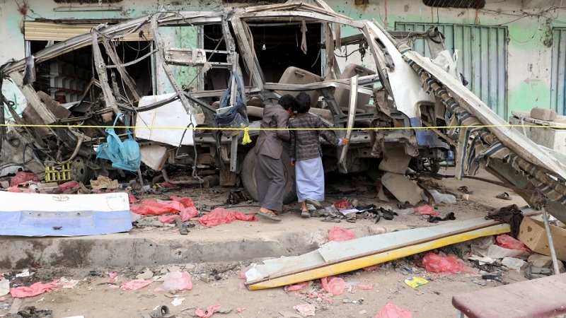 40 Children Killed in Saudi Airstrike on School Bus in Yemen: Red Cross