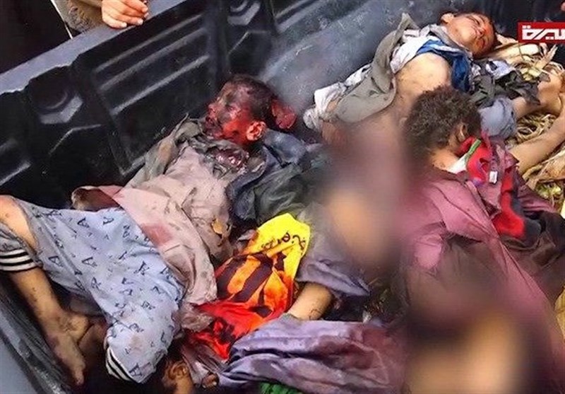 جنایت در یمن / بمباران اتوبوس دانش‌آموزان توسط جنگنده‌های سعودی