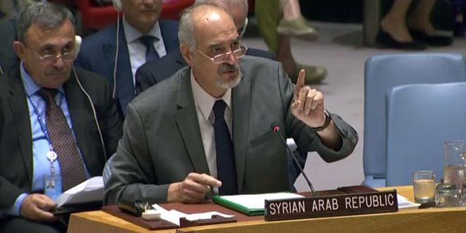 بشار الجعفري: سوريا تخوض الحرب ضد الإرهاب نيابة عن العالم أجمع