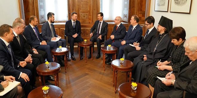President Assad Reiterates Russia-Syria Counter-Terrorism Cooperation