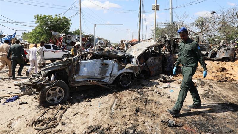 90 Killed in Somalia Capital as Truck Bomb Hits Checkpoint