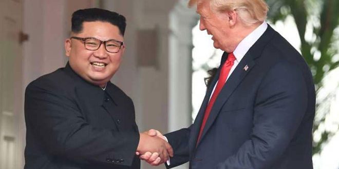 ترامب يعلن عن نيّته عقد اجتماع مع رئيس كوريا الديمقراطية أواخر الشهر الحالي
