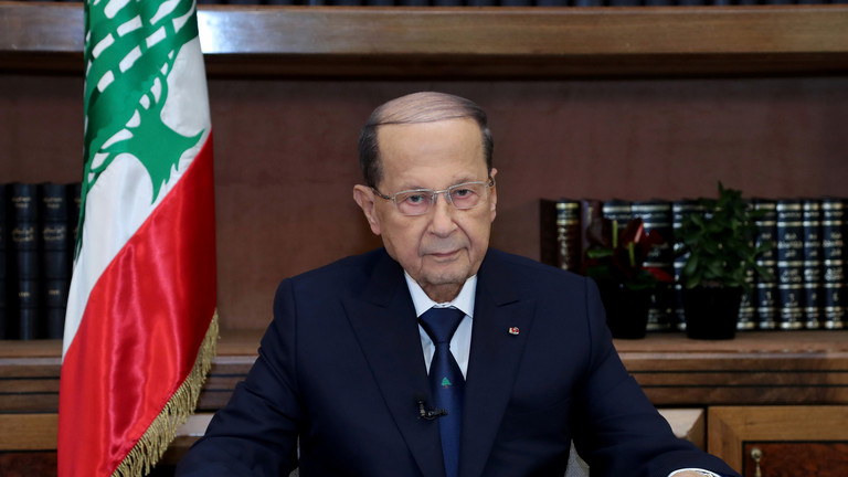 الرئيس اللبناني: نترقب بحذر نتائج معركة تحرير إدلب