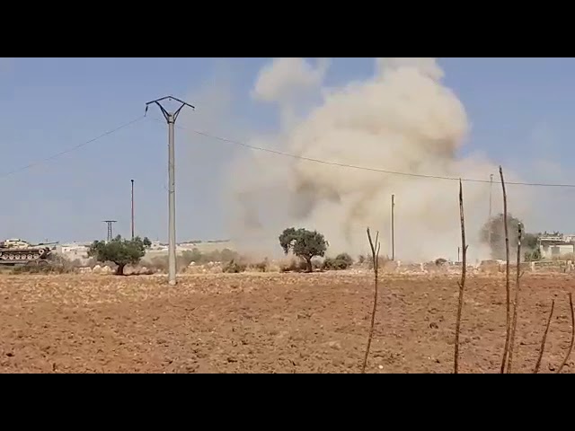 Syrian Air Force Nearly Hits Turkish Military Convoy in Idlib
