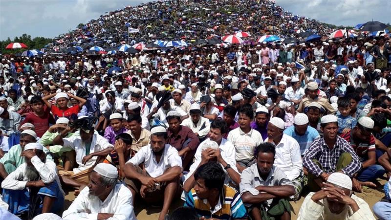 200,000 Rohingyas Rally in Bangladesh Camps to Mark Genocide Day