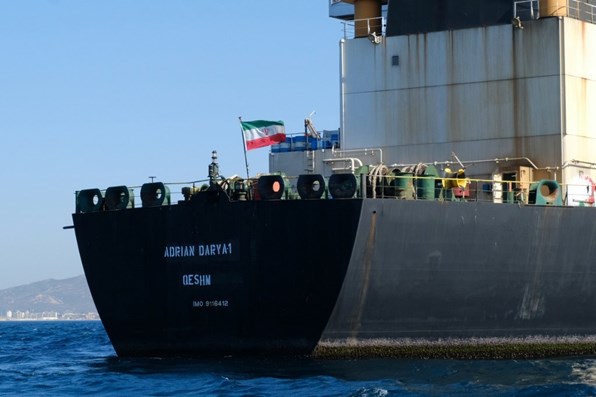أمريكا تدرج ناقلة النفط الإيرانية "أدريان داريا" على قائمتها السوداء