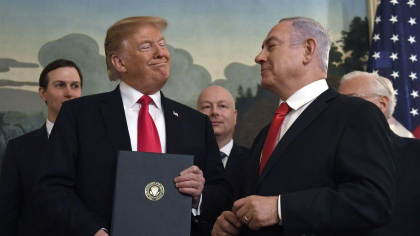 Trump, Netanyahu Discuss Defense Treaty ahead of Israeli Elections