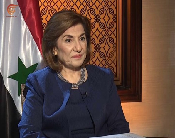 بثينة شعبان: لن نسمح بإنشاء منطقة آمنة على الحدود الشمالية وتركيا ستخرج!