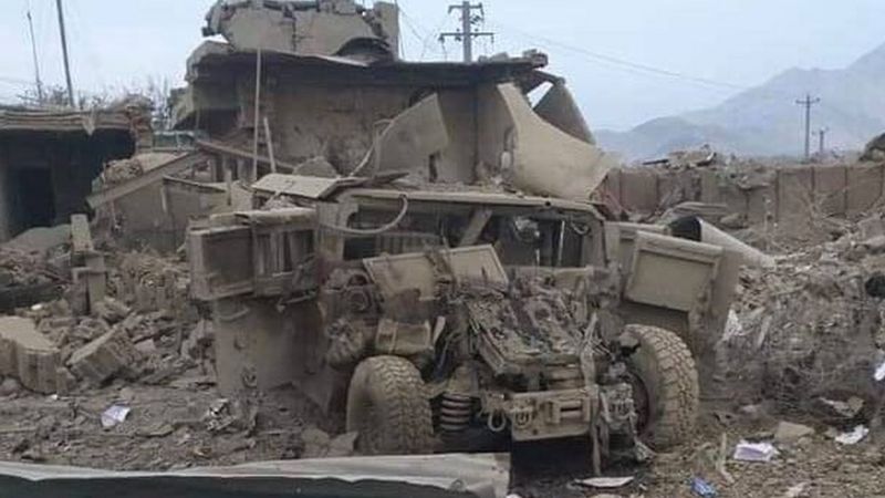 انفجار تروریستی در افغانستان پاسگاه پلیس را هدف قرار داد