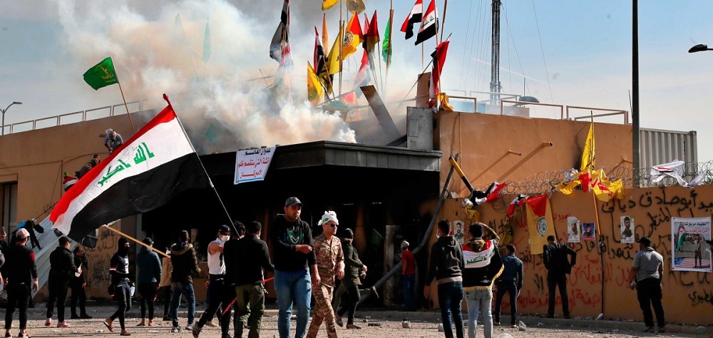 Messages of Storming US Embassy in Iraq