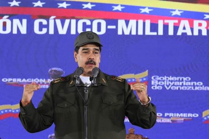 مادورو يعلن تضامن بلاده مع الشعب الأميركي المنتفض