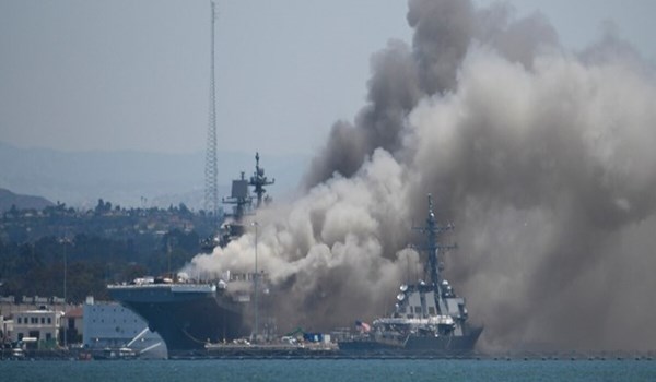 مخاوف القوة البحرية الأمريكية من تكرار الحرائق داخل بوارجها ووقوع مأساة جديدة