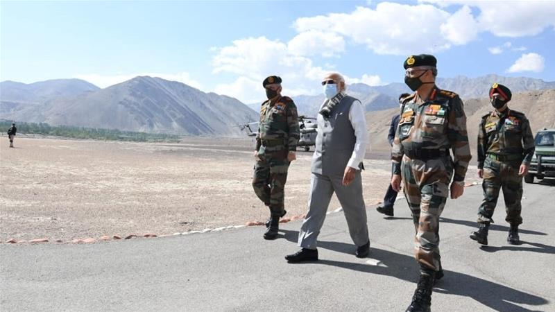 Indian Premier Visits Disputed China Border after Deadly Skirmish