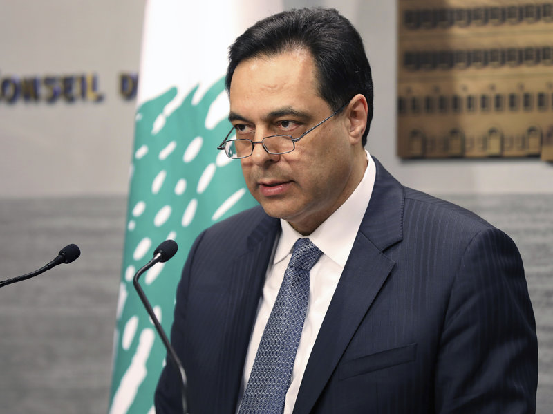 Lebanese Premier Announces Cabinet’s Resignation after Beirut Blast