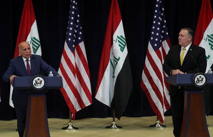 بومبيو: ندعو العراق لتفكيك المجموعات المسلحة خارج سيطرة رئيس الوزراء