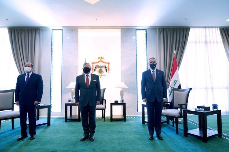 البيان الختامي للقمة الثلاثية المصرية الأردنية العراقية