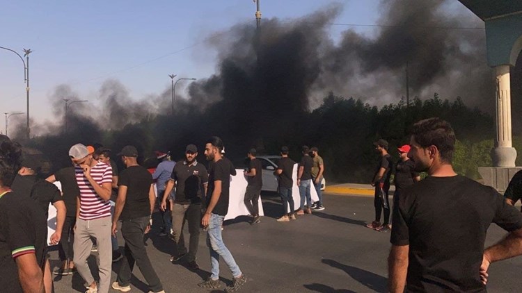 احتجاجات شعبية عراقية رفضاً لنتائج الانتخابات البرلمانية
