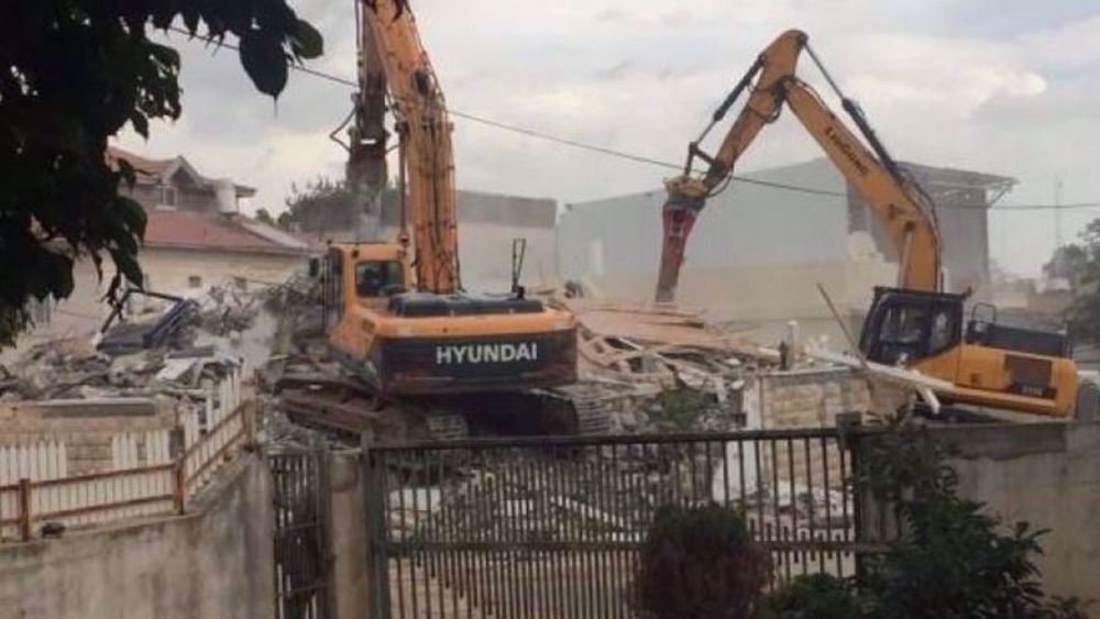 Israeli Regime Demolishes Palestinian’s House in Occupied Territories