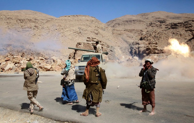 تقدم القوات اليمنية واللجان يتواصل والتحالف يرد بالقصف الجوي للمدينيين
