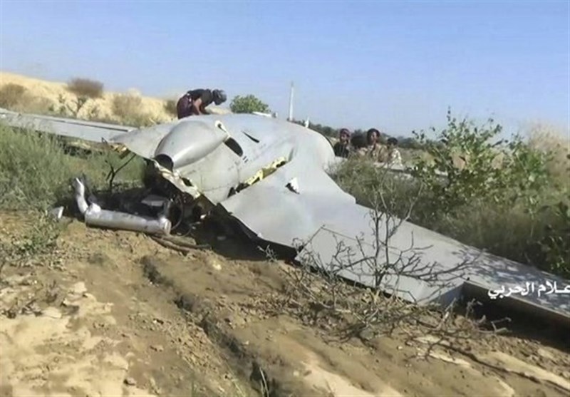 Yemeni Forces Shoot down Saudi Spy Drone in Amran Province