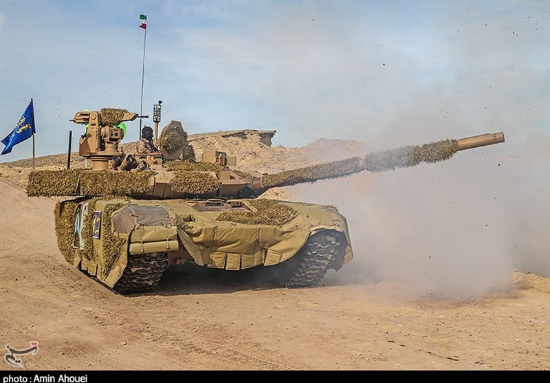 IRGC Ground Force Employs New Homegrown Tank in Military Exercise